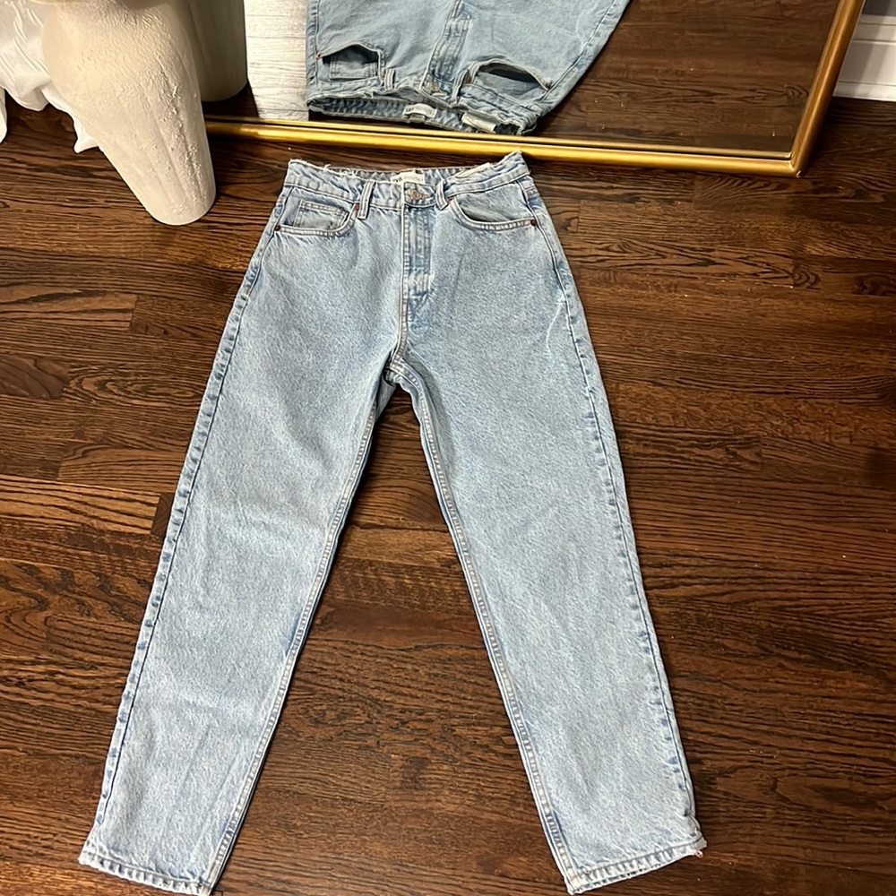 Zara straight jeans